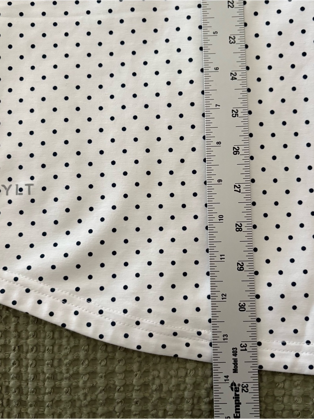 Bylt Men’s Drop Cut Lux Dotted Short Sleeve Polo XXL - Picture 13 of 13